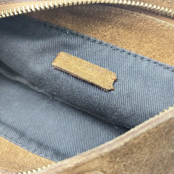Madewell Suede Purse w metal studs and removable adjustable shoulder strap - Picture 13 of 15